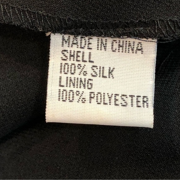 Talbots 100% silk dress floral sleeveless tie waist size 14 - Picture 7 of 10